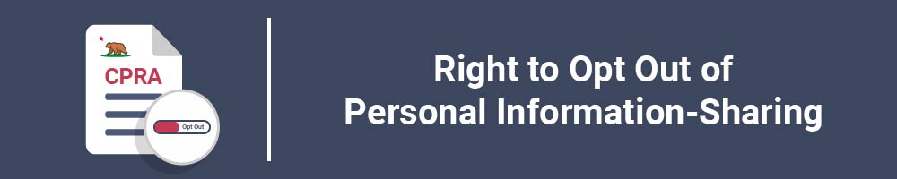 Right to Opt Out of Personal Information-Sharing