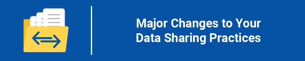 Major Changes to Your Data Sharing Practices