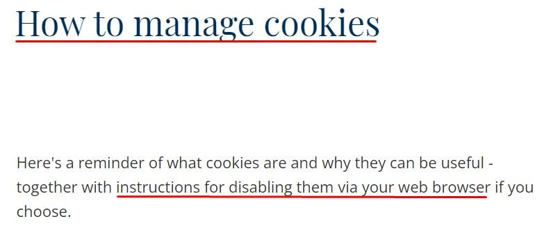 Pearson How to manage cookies intro