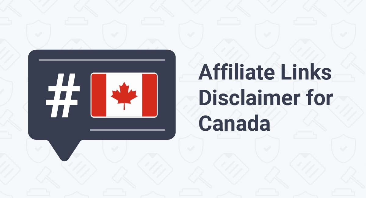 Affiliate Links Disclaimer for Canada