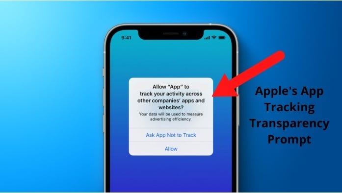 MacRumors: Screenshot of Apple Tracking Transparency Prompt