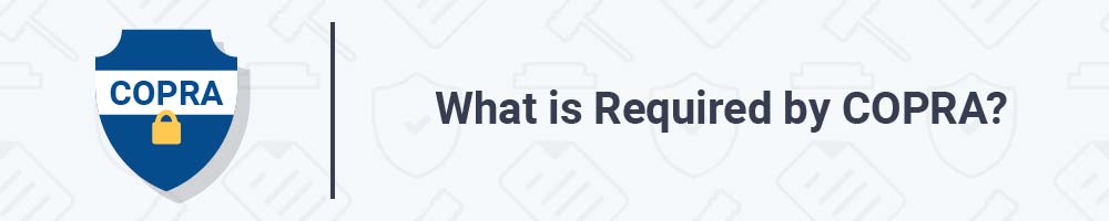 What is Required by COPRA?