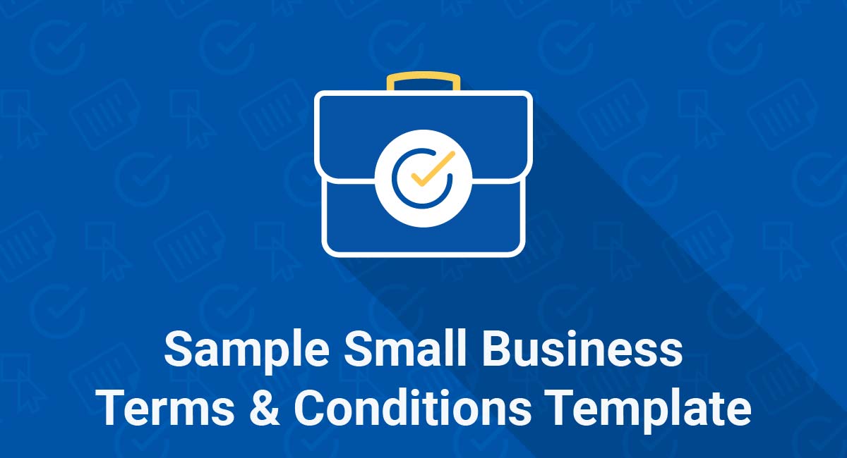 Small Business Terms & Conditions Template