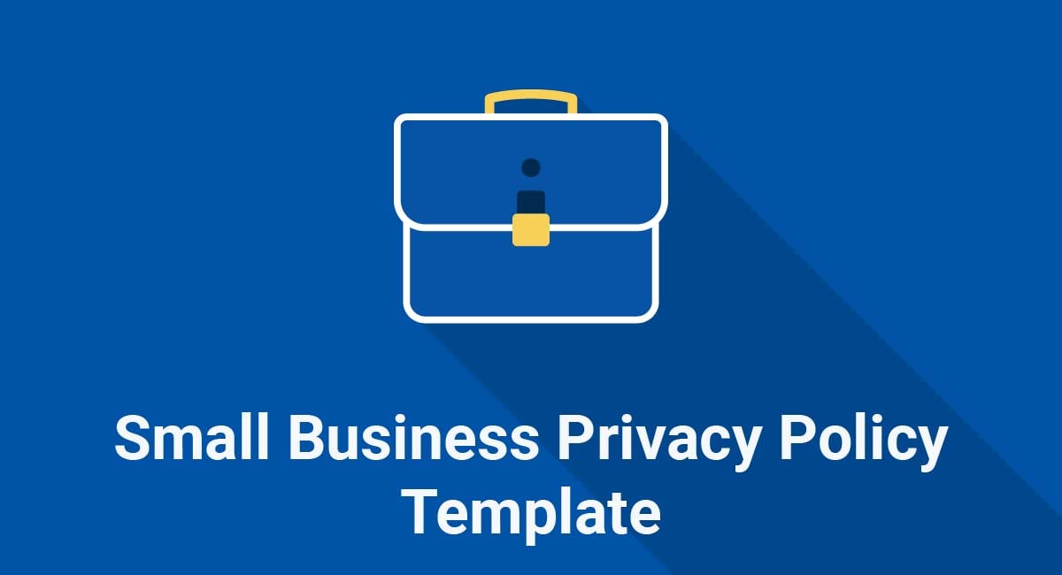 Image for: Small Business Privacy Policy Template