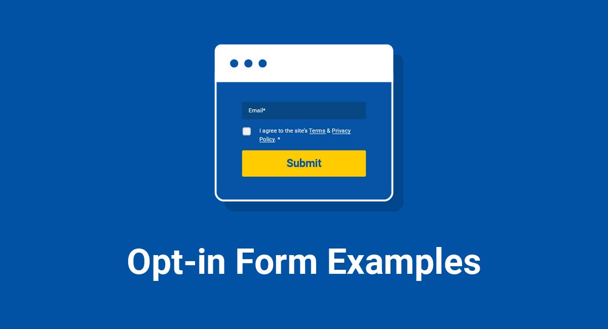 Opt in Form Examples TermsFeed