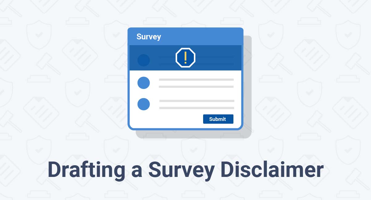 Drafting a Survey Disclaimer