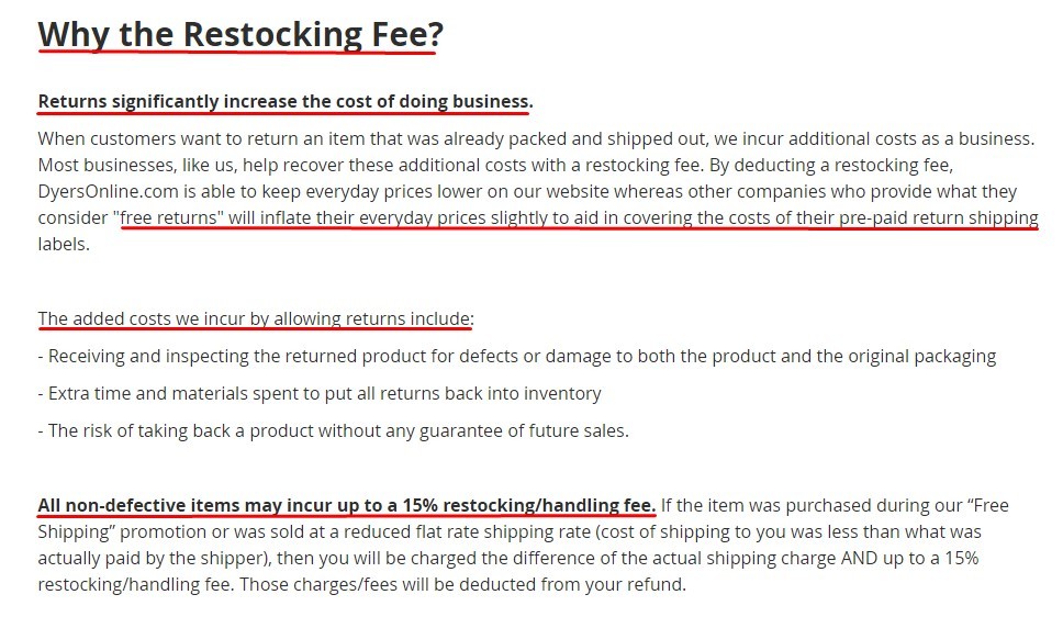 Customer Return and Refund Laws in the U.S. - Free Privacy Policy