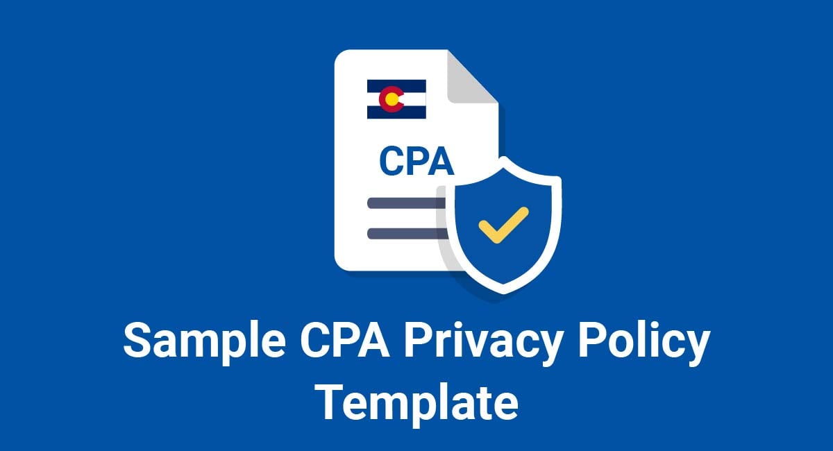 CPA Privacy Policy Template