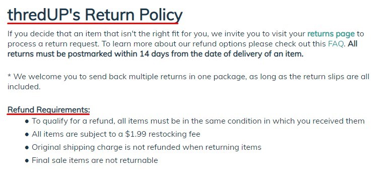 late package arrival secret policy, you get to keep the item an,  refund method