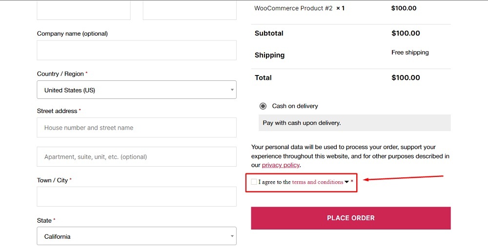 Terms Conditions for WooCommerce - TermsFeed