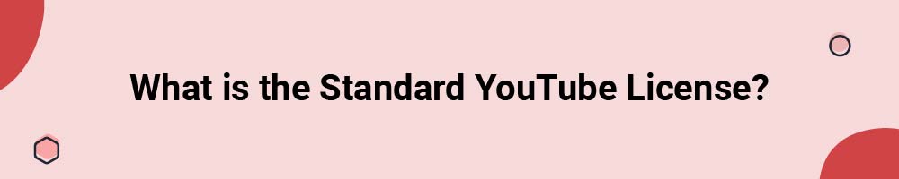 What is the Standard YouTube License?