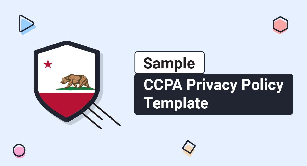 CCPA (CPRA) Privacy Policy Template