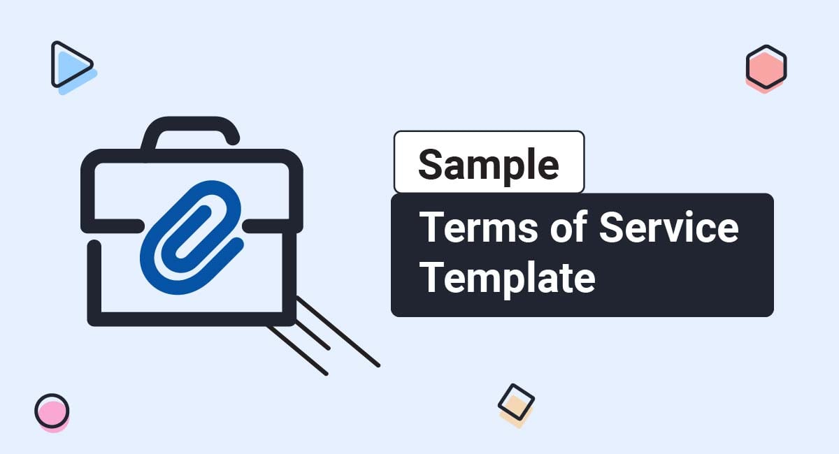 Sample Terms of Service Template