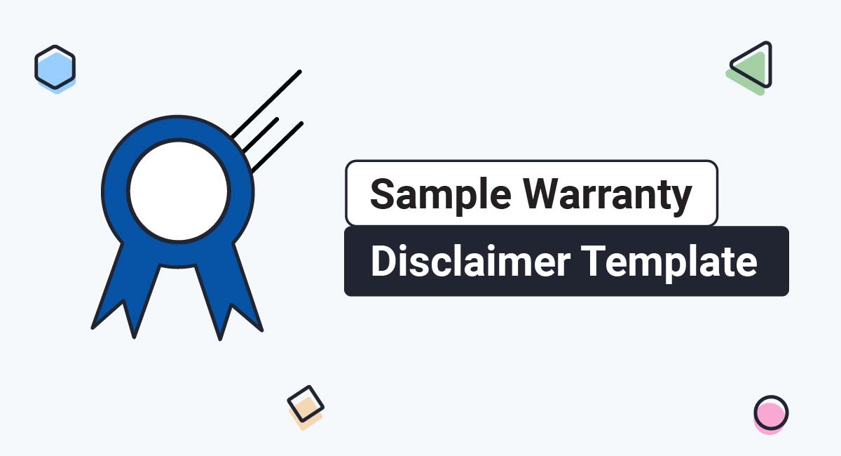 Sample Warranty Disclaimer Template TermsFeed