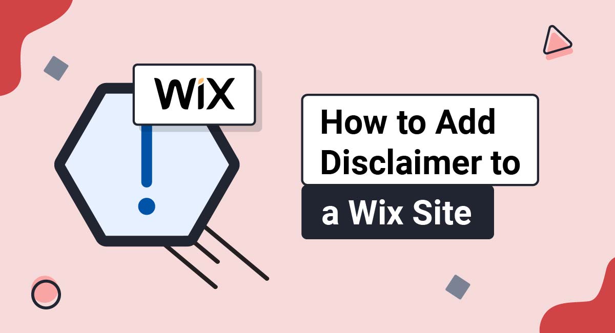 How to Add Disclaimer to a Wix Site