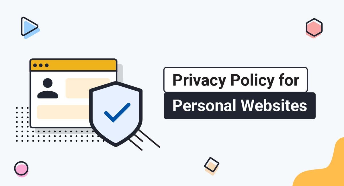 Privacy Policy for Personal Websites