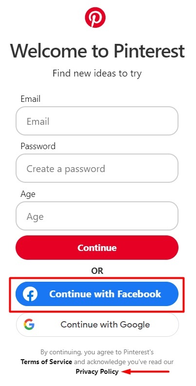 Privacy Policy for Social Login (Sign In With) - TermsFeed