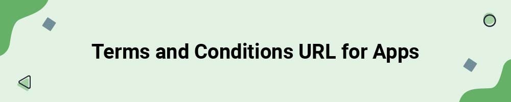 Terms and Conditions URL for Apps