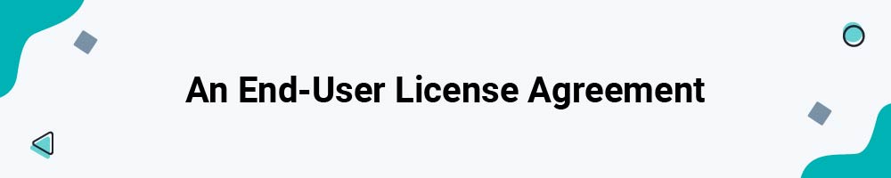 An End-User License Agreement