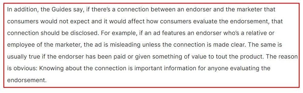 FTC's Endorsement Guides: What People Are Asking - Endorser and marketer section