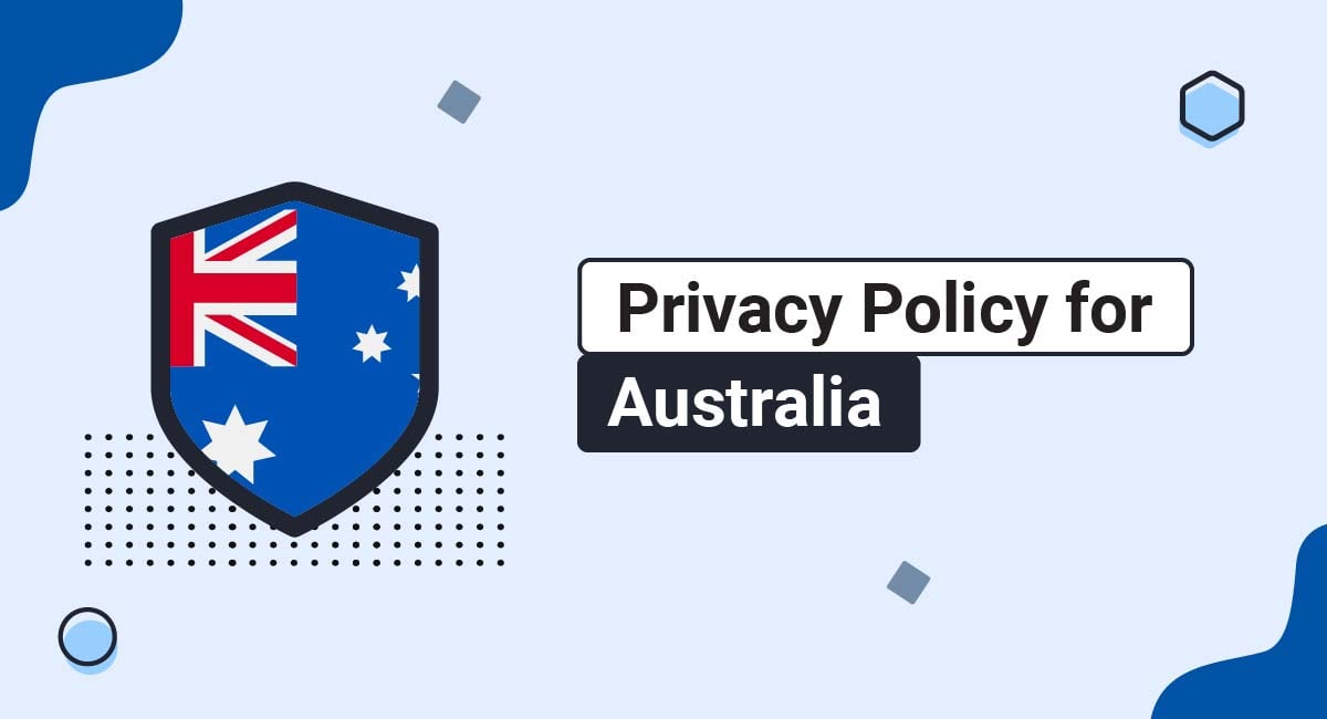 Privacy Policy for Australia