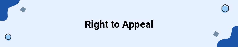 Right to Appeal