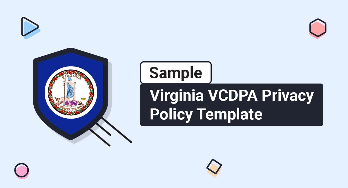 Sample Virginia VCDPA Privacy Policy Template