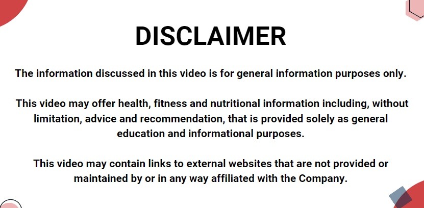 TermsFeed video disclaimer