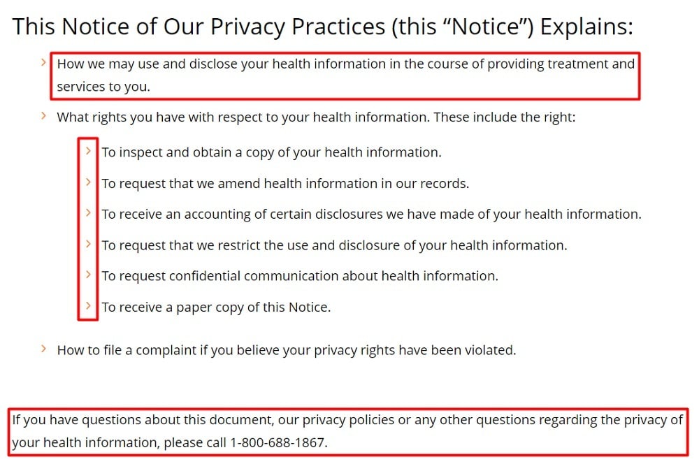 Duke Health Notice of Privacy Practices: Intro section
