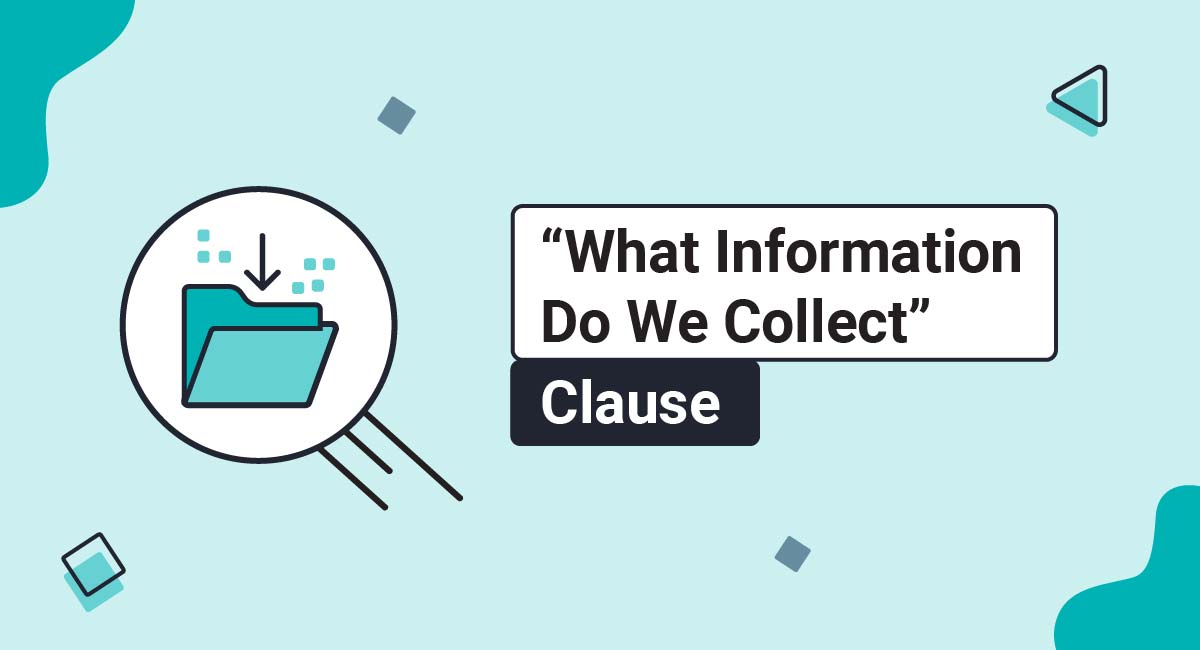 "What Information Do We Collect" Clause