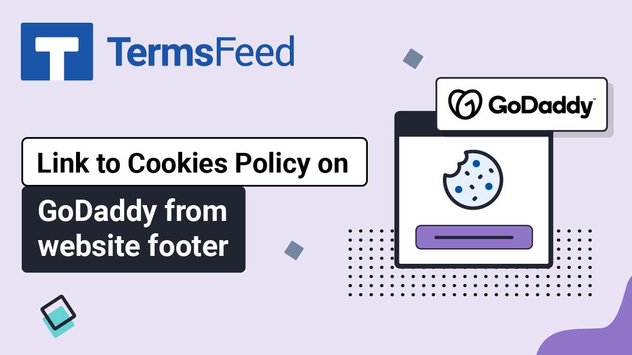 How to Link to Cookies Policy from GoDaddy Website Footer