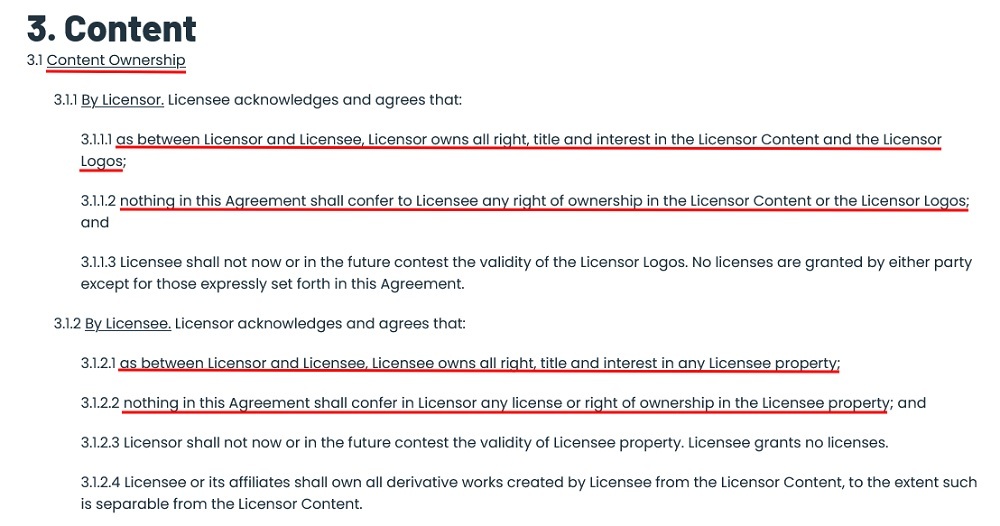 TechChange Content Licensing Agreement: Content Ownership clause