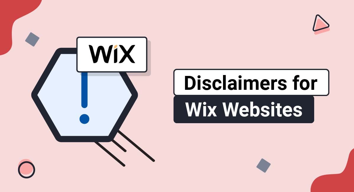 Disclaimers for Wix Websites