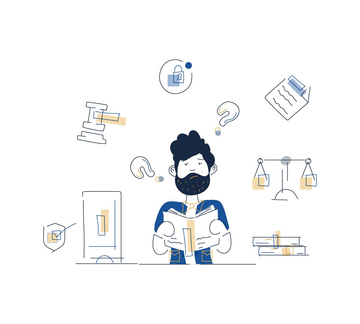 Illustration: Principles of the GDPR for Developers