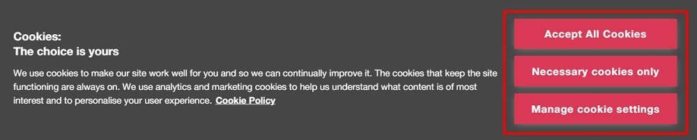 Common Errors with GDPR Cookie Notice Banners - TermsFeed