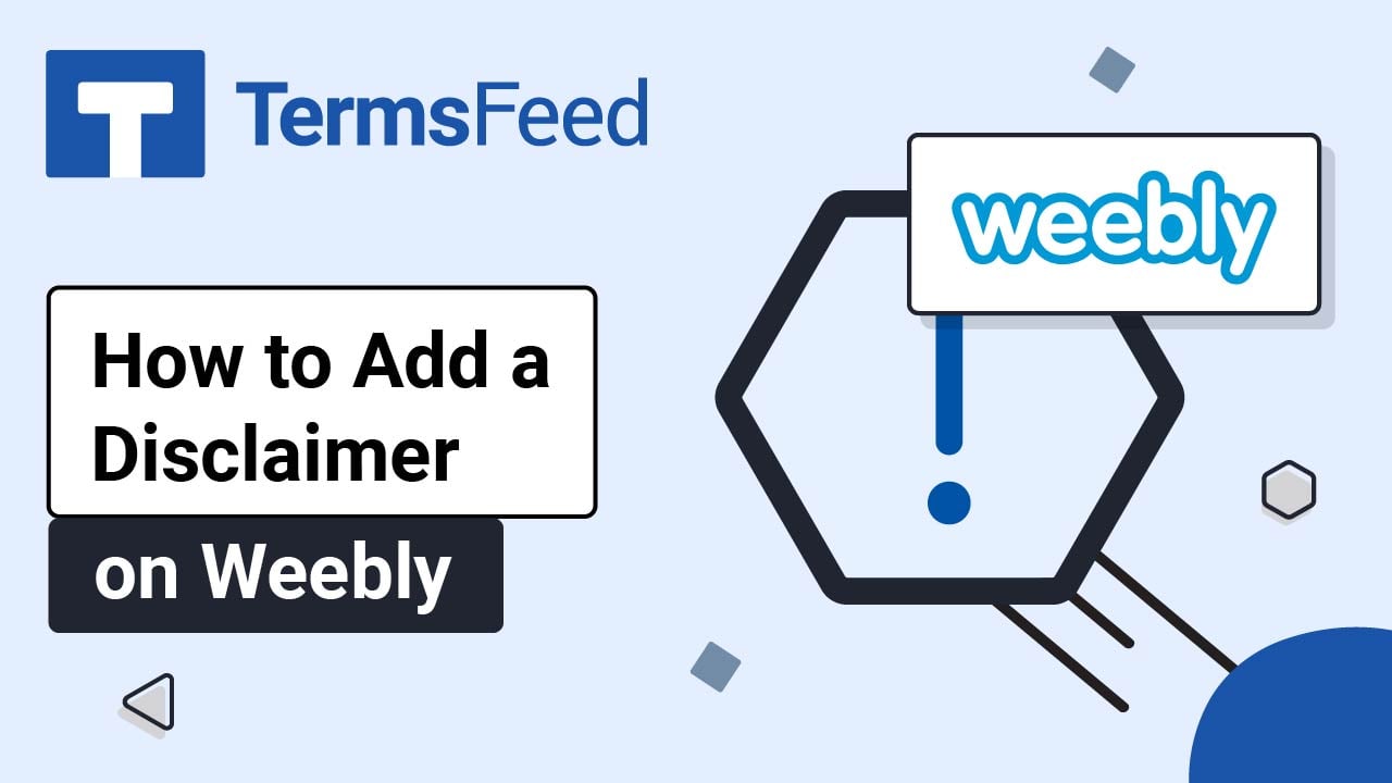 How to Add a Disclaimer Page to the Weebly Website