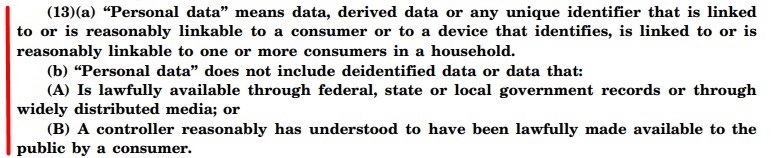 Oregon OCPA Section 1 13 a