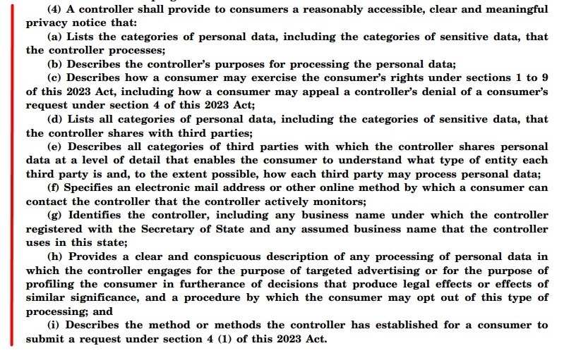 Oregon OCPA Section 5 4