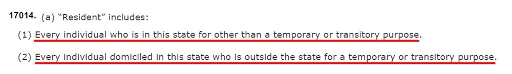 California Legislative Information: Revenue and Taxation Code: Definition of Resident