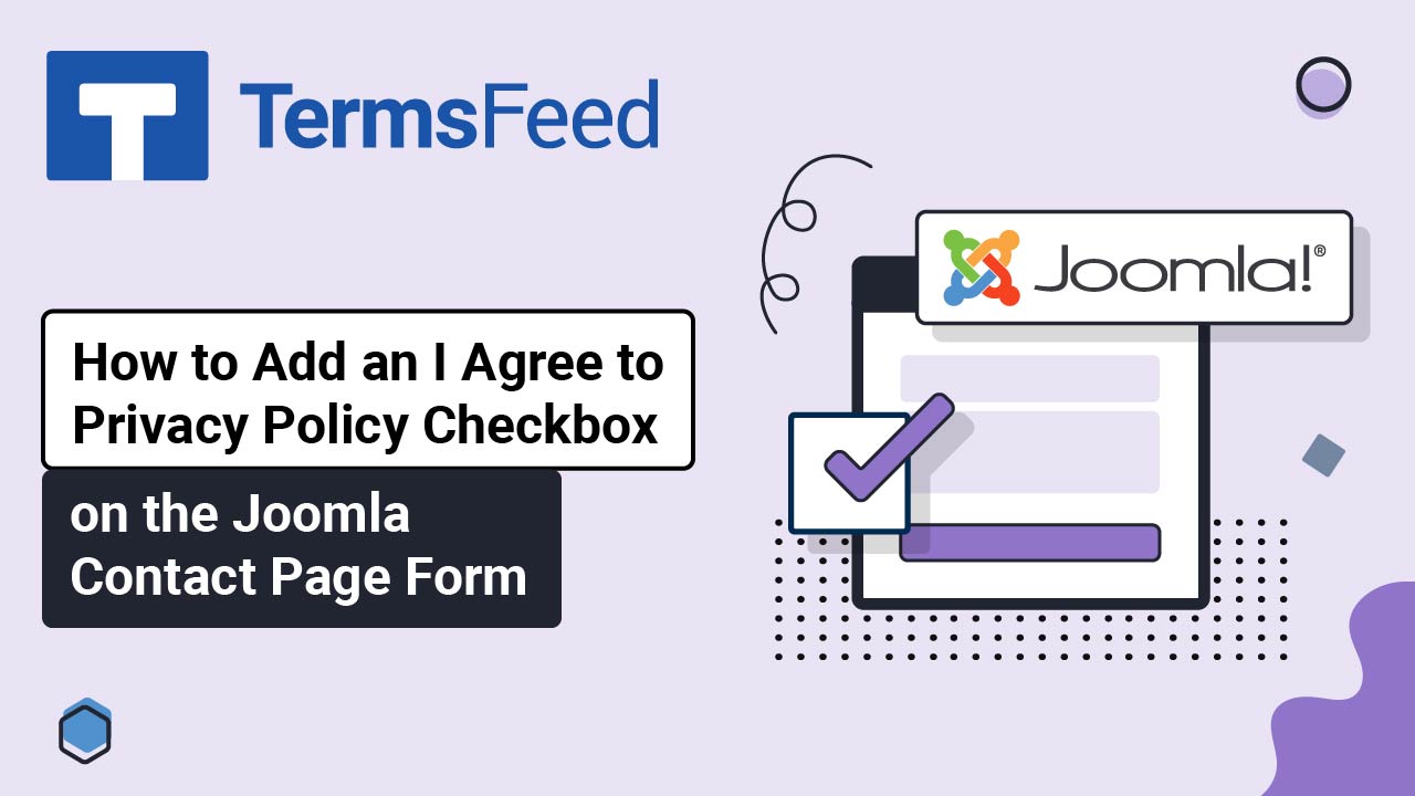 How to Add an I Agree to Privacy Policy Checkbox on the Joomla Contact Page Form