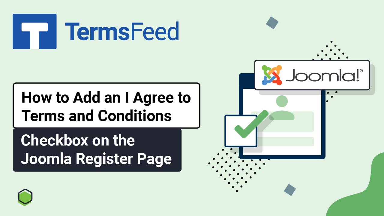 How to Add an I Agree to Terms and Conditions Checkbox on the Joomla Register Page