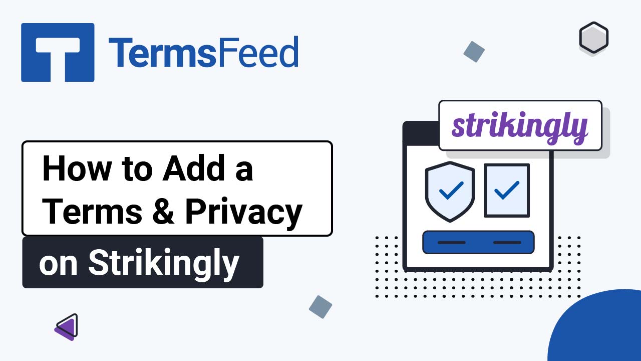 How to Add a Privacy Policy and Terms and Conditions on Strikingly