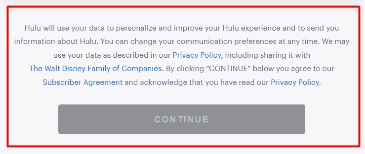 Hulu example of implied consent