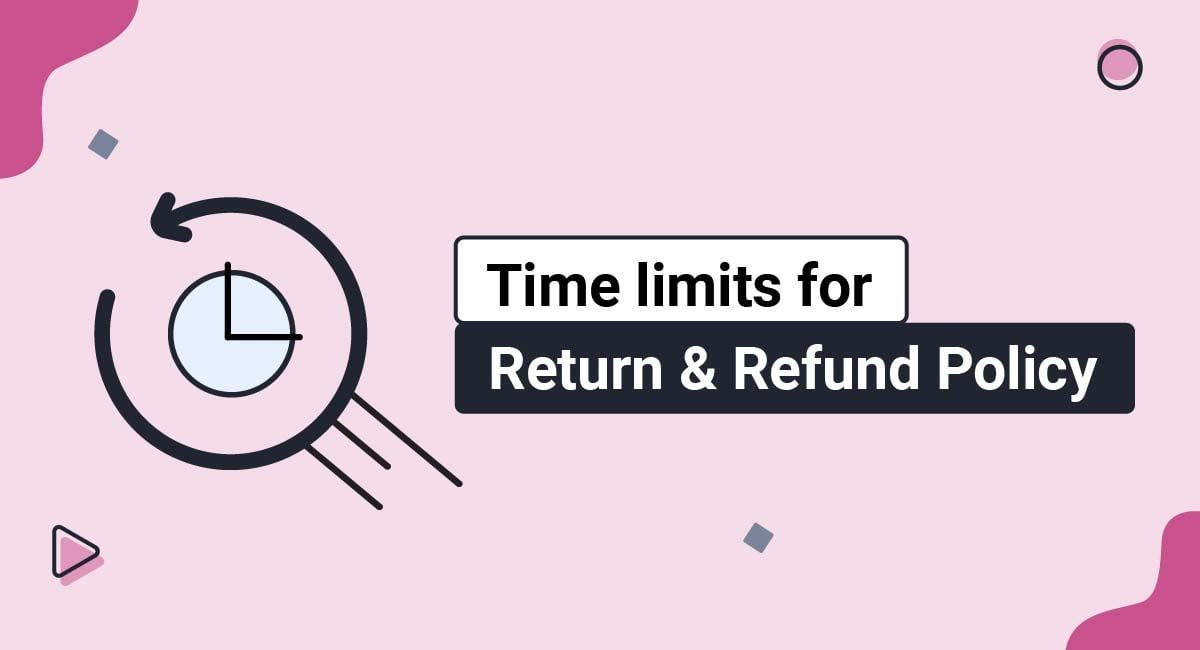 Time limits for Return & Refund Policy