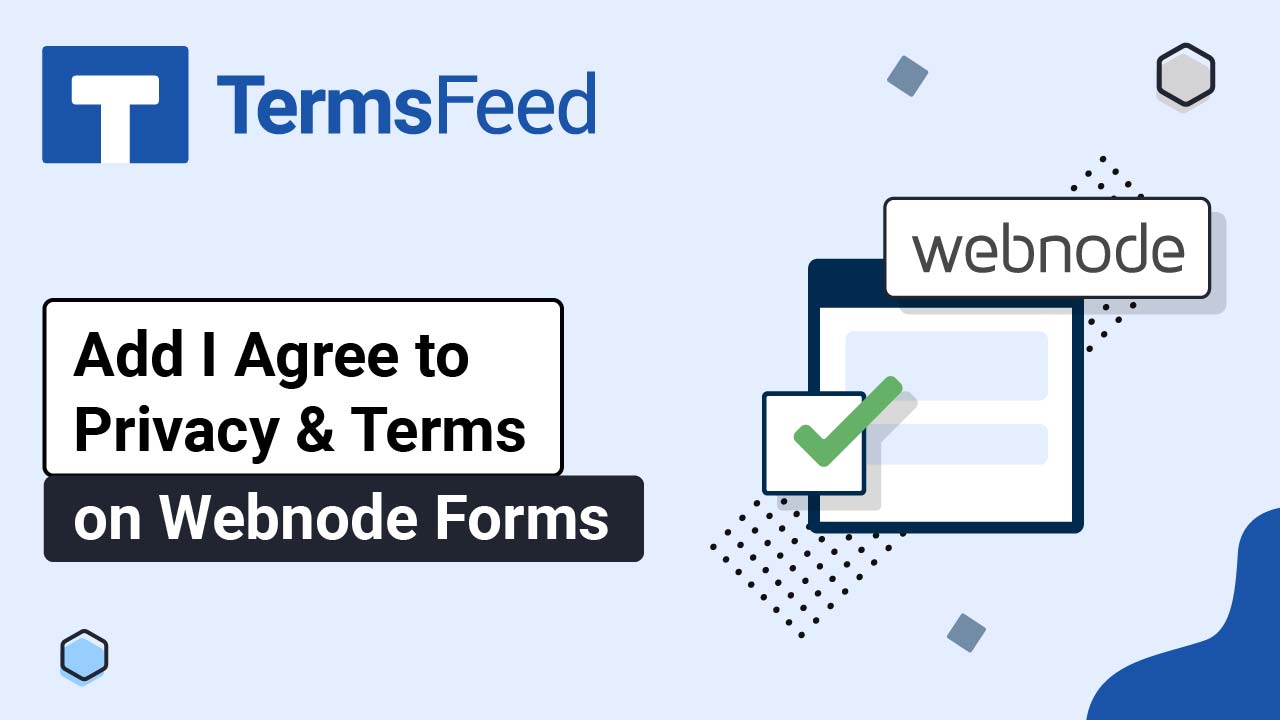 How to Add I Agree to Privacy & Terms on Webnode Forms