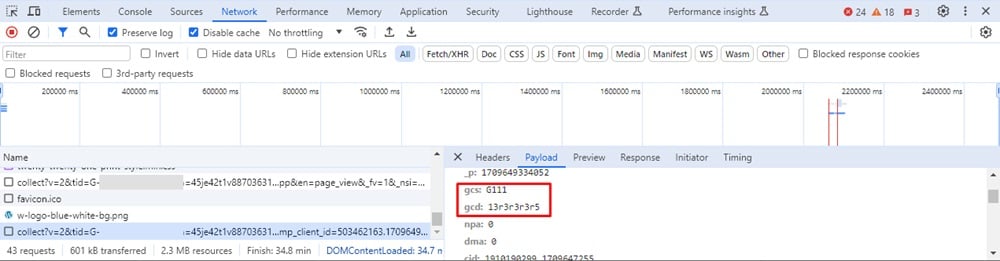 TermsFeed Free Cookie Consent with Google Consent Move V2 implemented - gsc - G111 and gcd 13r3r3r3r5