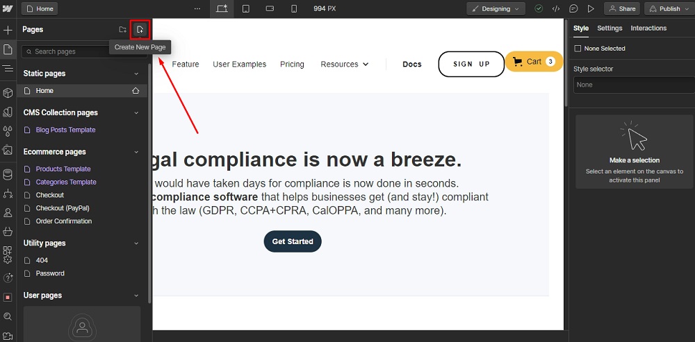 Video: How to Add a Terms and Conditions Page on Webflow - TermsFeed