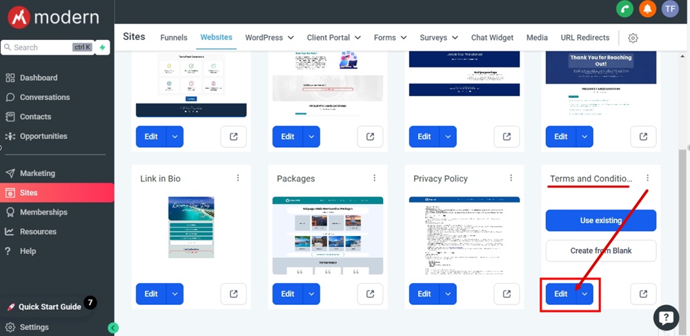 Video: How to Add a Terms and Conditions Page on Modern - TermsFeed