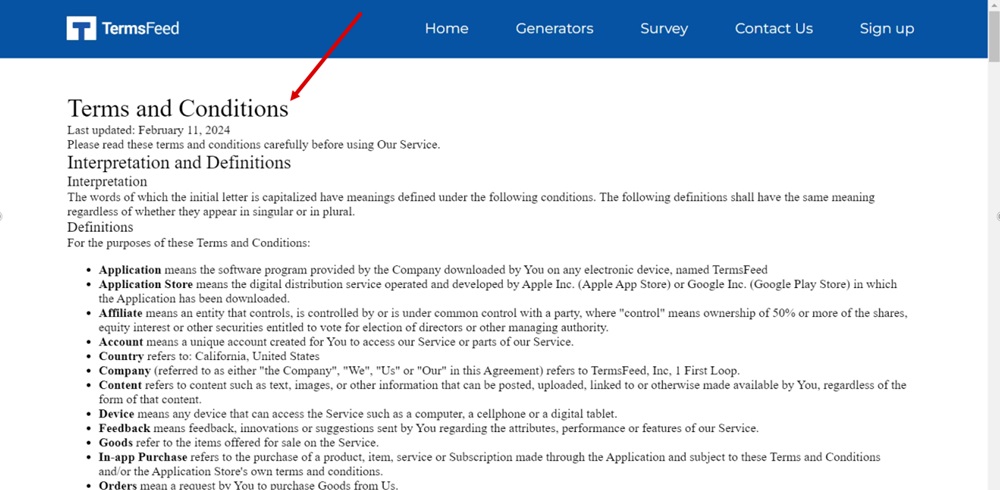 Video: How to Add a Terms and Conditions Page on Modern - TermsFeed