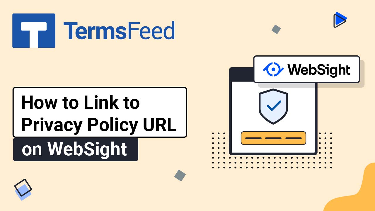 Video: How to Link to Privacy Policy URL on WebSight - TermsFeed